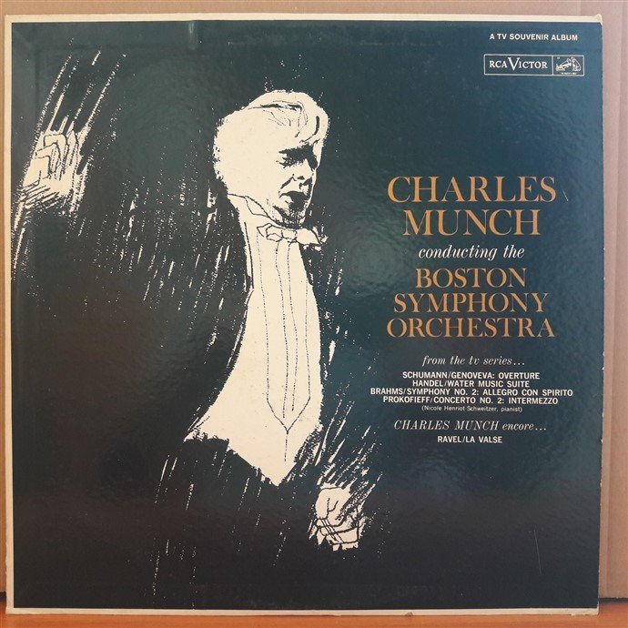 CHARLES MUNCH CONDUCTING THE BOSTON SYMPHONY ORCHESTRA (1963) - LP 2.EL PLAK