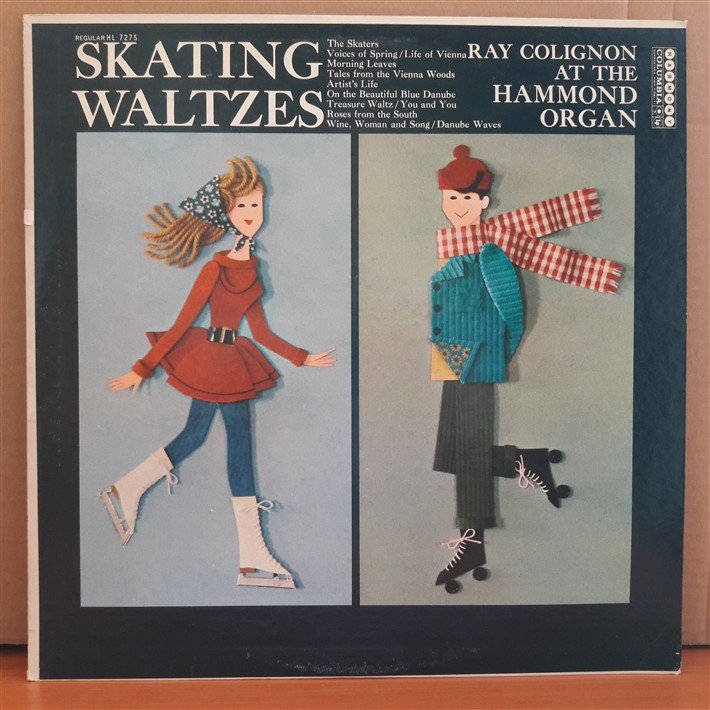 SKATING WALTZES - RAY COLINGTON AT THE HAMMOND ORGAN - LP 2.EL PLAK