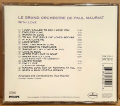 PAUL MAURIAT - WITH LOVE - CD COMPILATION 1995 2.EL