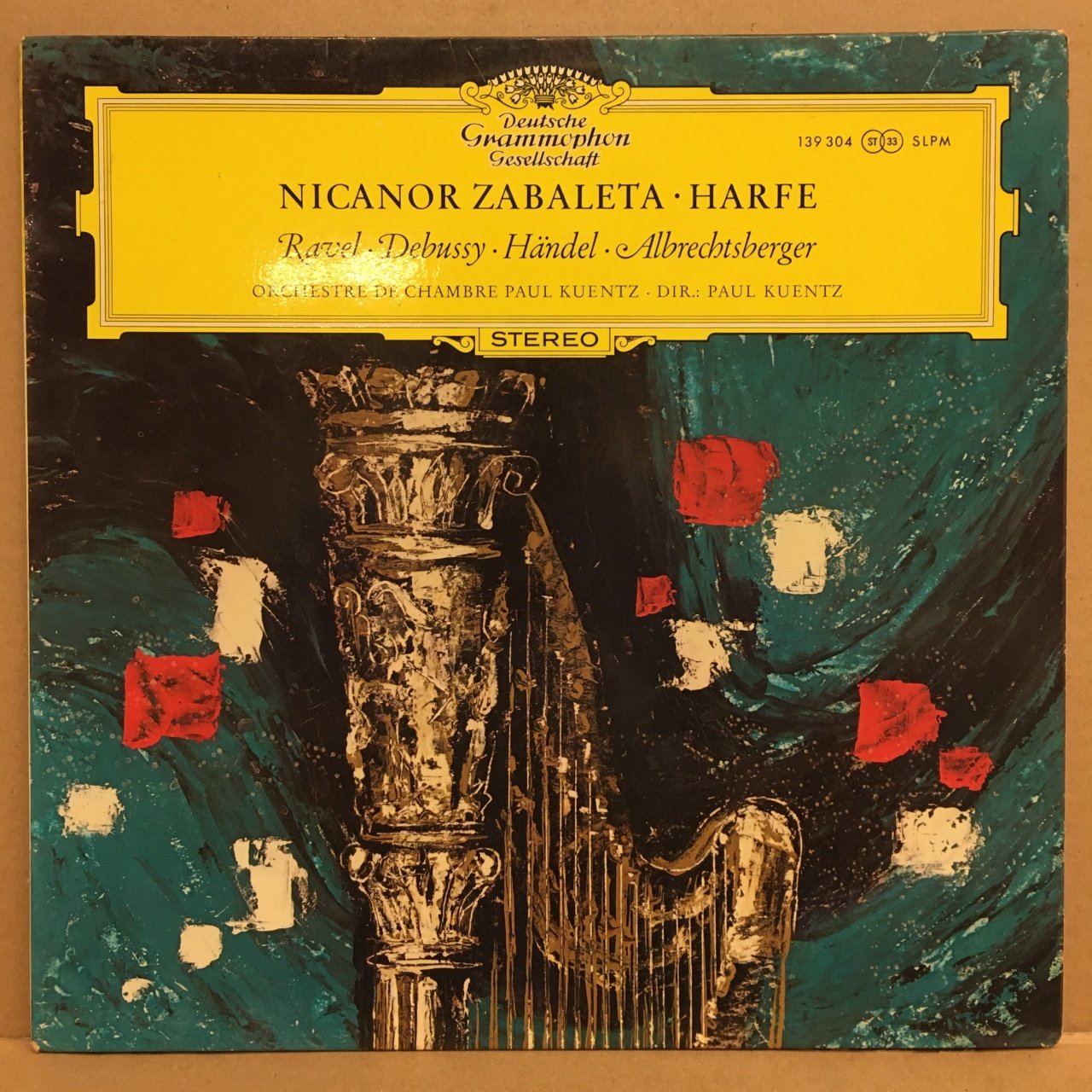 NICANOR ZABALETTA HARFE (HARP) RAVEL DEBUSSY HANDEL 2.EL PLAK