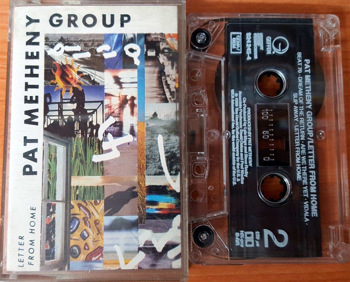PAT METHENY GROUP - LETTER FROM HOME CASSETTE MADE IN GERMANY ''USED''