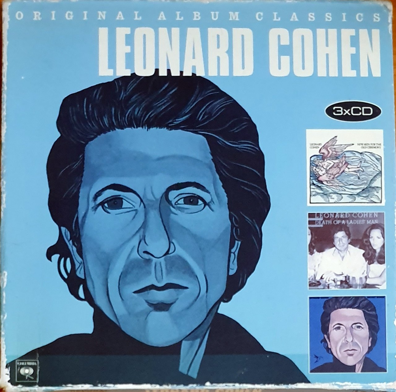 LEONARD COHEN / ORIGINAL ALBUM CLASSICS / NEW SKIN FOR THE OLD CEREMONY, DEATH OF A LADIES' MAN, RECENT SONGS (2012) - 3CD 2.EL