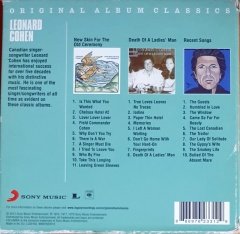 LEONARD COHEN / ORIGINAL ALBUM CLASSICS / NEW SKIN FOR THE OLD CEREMONY, DEATH OF A LADIES' MAN, RECENT SONGS (2012) - 3CD 2.EL