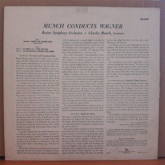 CHARLES MUNCH CONDUCTS WAGNER, BOSTON SYMPHONY ORCHESTRA (1957) - LP 2.EL PLAK