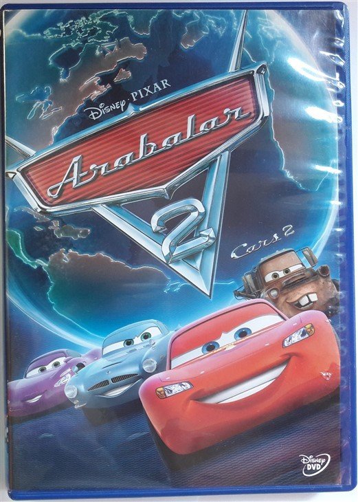 ARABALAR 2 - THE CARS 2 - PIXAR ANİMASYON - DVD 2.EL