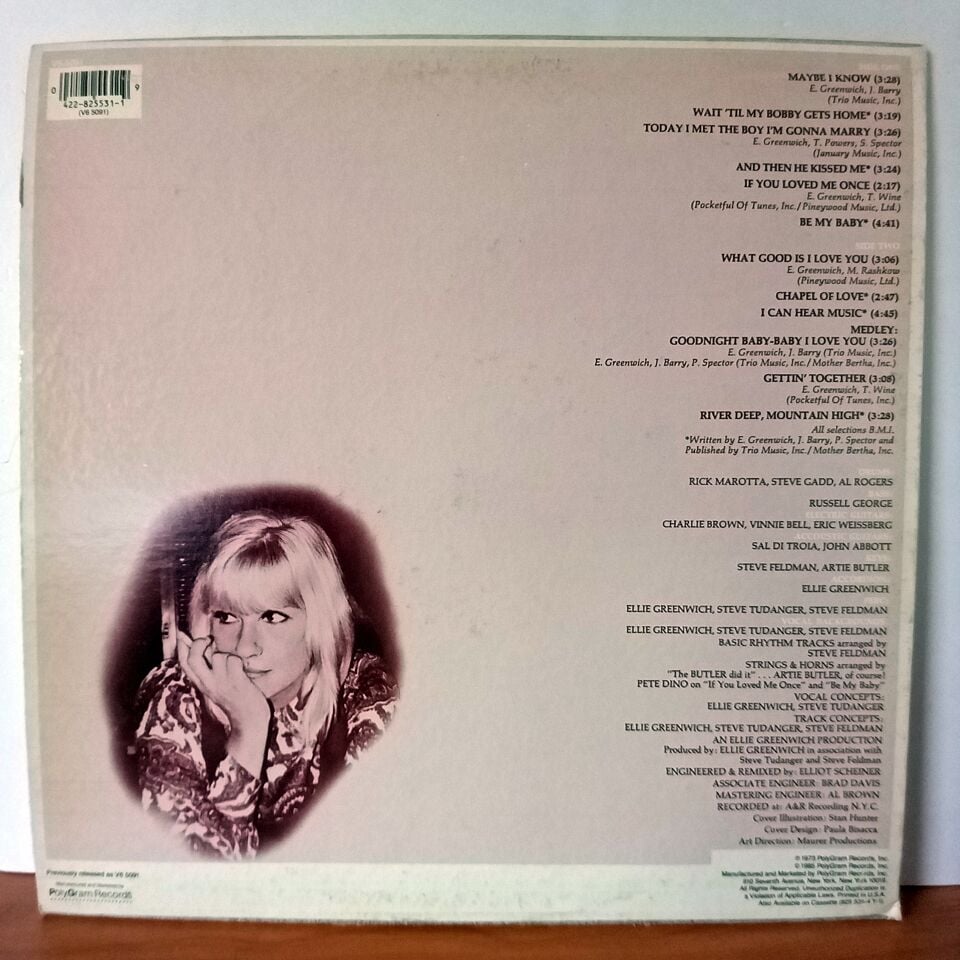 ELLIE GREENWICH – LET IT BE WRITTEN, LET IT BE SUNG (1985) - LP 2.EL PLAK