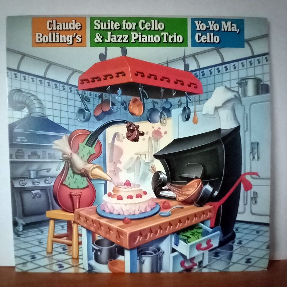 CLAUDE BOLLING: SUITE FOR CELLO & JAZZ PIANO TRIO / YO-YO MA (1984) - LP 2.EL PLAK