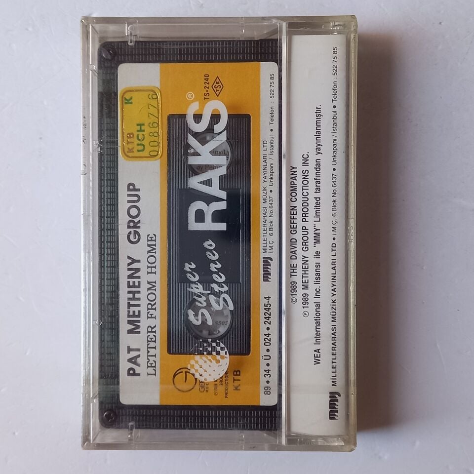 PAT METHENY GROUP – LETTER FROM HOME (1989) - KASET SIFIR