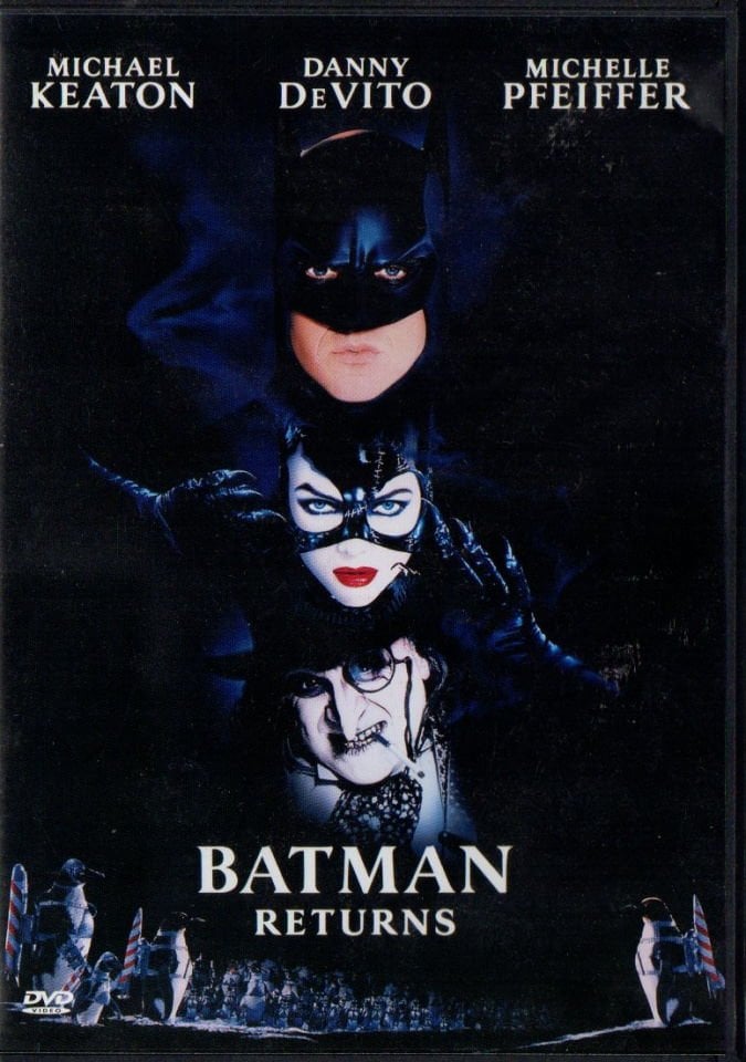 BATMAN RETURNS - TIM BURTON - MICHAEL KEATON - MICHELLE PFEIFFER - DVD 2.EL
