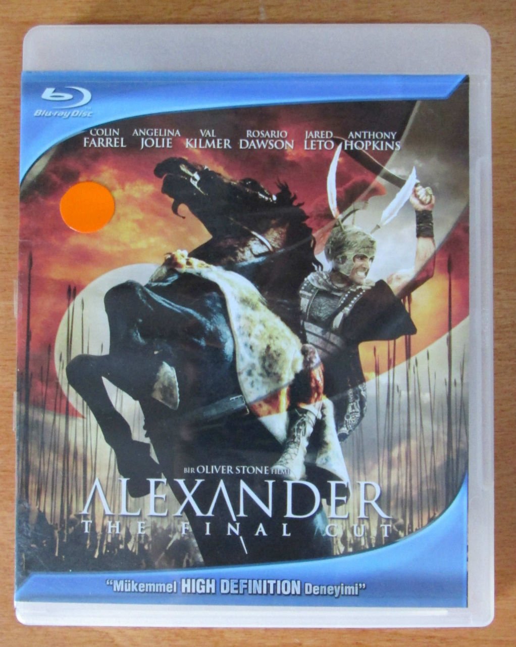 ALEXANDER - BÜYÜK İSKENDER - COLIN FARREL - ANGELINA JOLIE - VAL KILMER - ANTHONY HOPKINS - OLIVER STONE - BLU-RAY 2.EL
