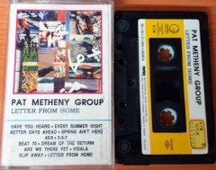 PAT METHENY GROUP - LETTER FROM HOME (1989) MMY CASSETTE MADE IN TURKEY ''USED'' PAPER LABEL