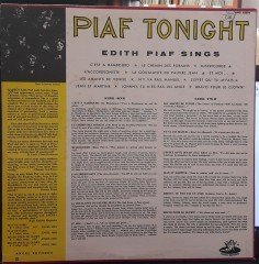 EDITH PIAF - PIAF TONIGHT (1955) - 2.EL PLAK