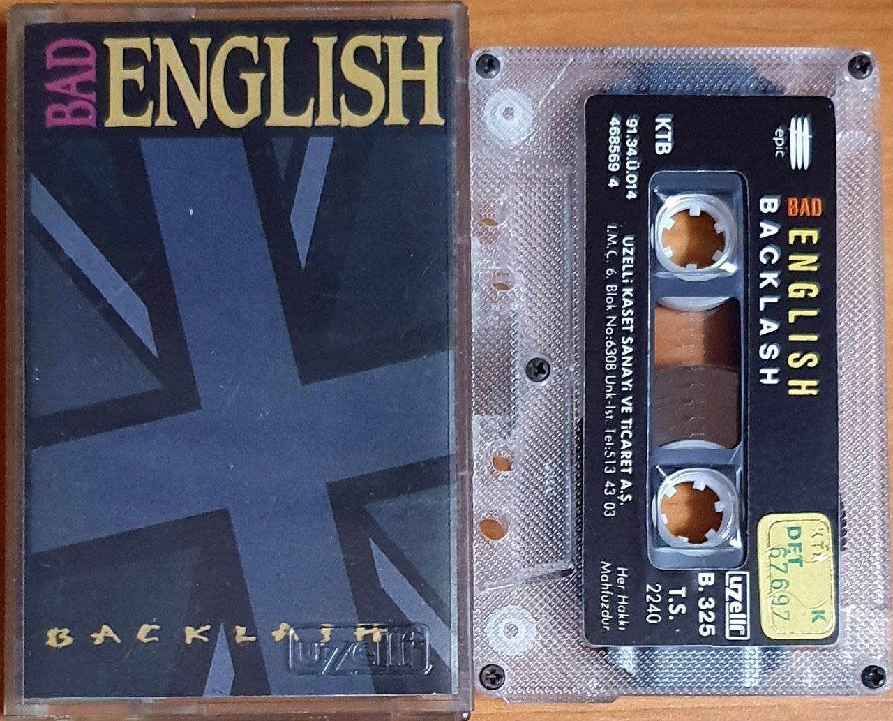 BAD ENGLISH - BACKLASH (1991) - KASET UZELLİ 2.EL