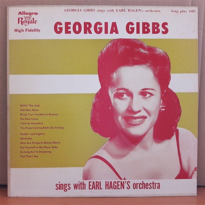 GEORGIA GIBBS (1952) - LP 2.EL PLAK