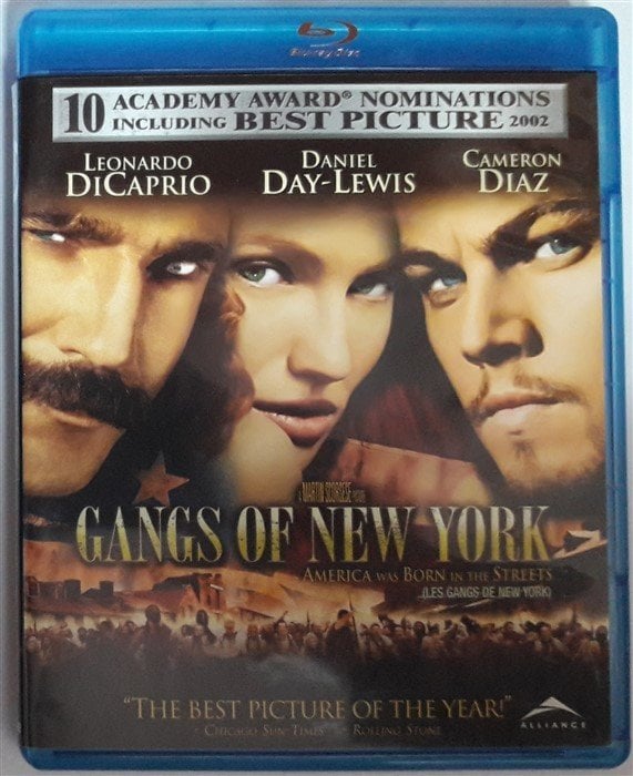 GANGS OF NEW YORK - LEONARDO DiCAPRIO - DANIEL DAY-LEWIS - CAMERON DIAZ - MARTIN SCORSESE - BLU-RAY 2.EL TR ALTYAZI YOKTUR