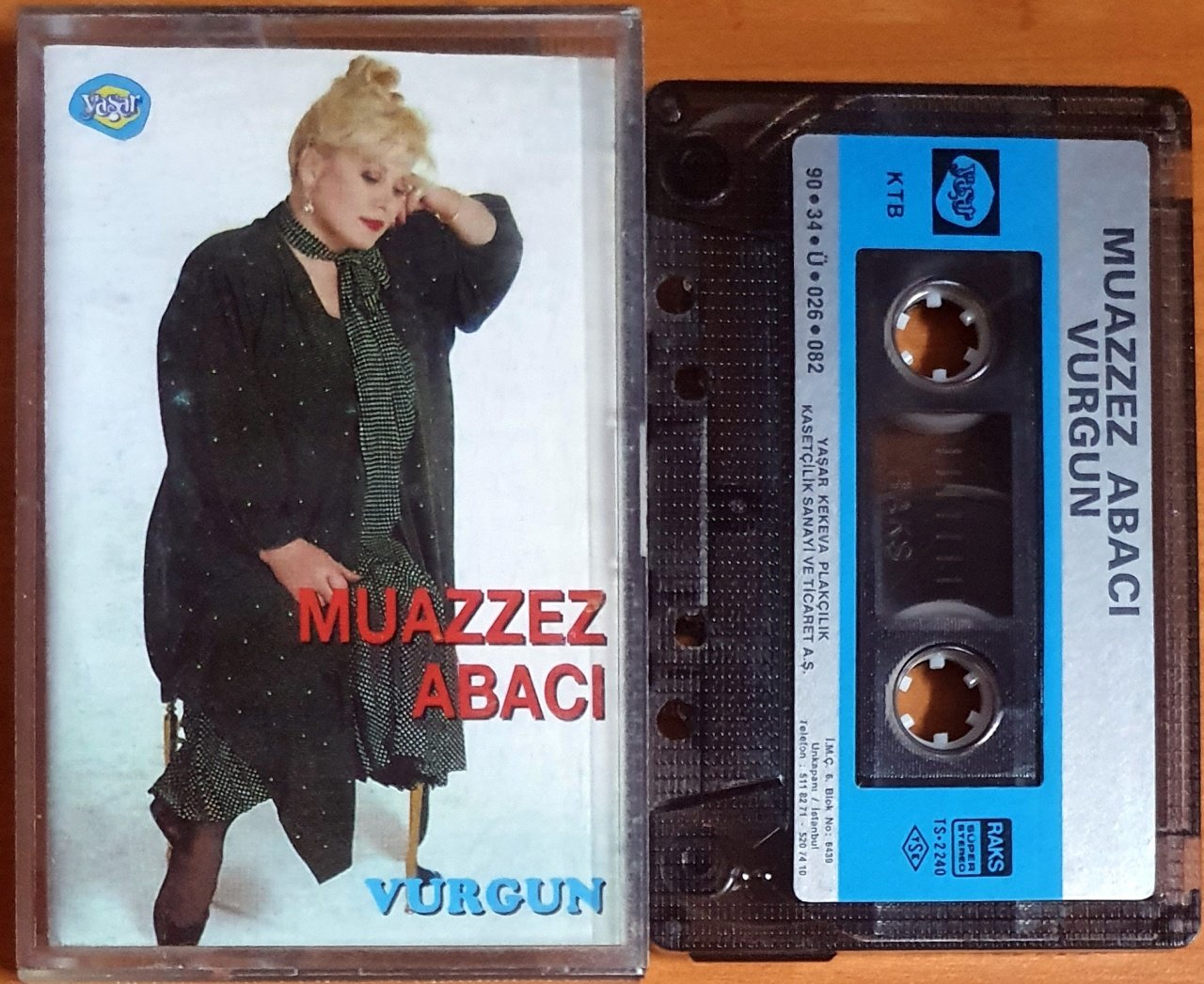 MUAZZEZ ABACI - VURGUN (1990) - KASET 2.EL