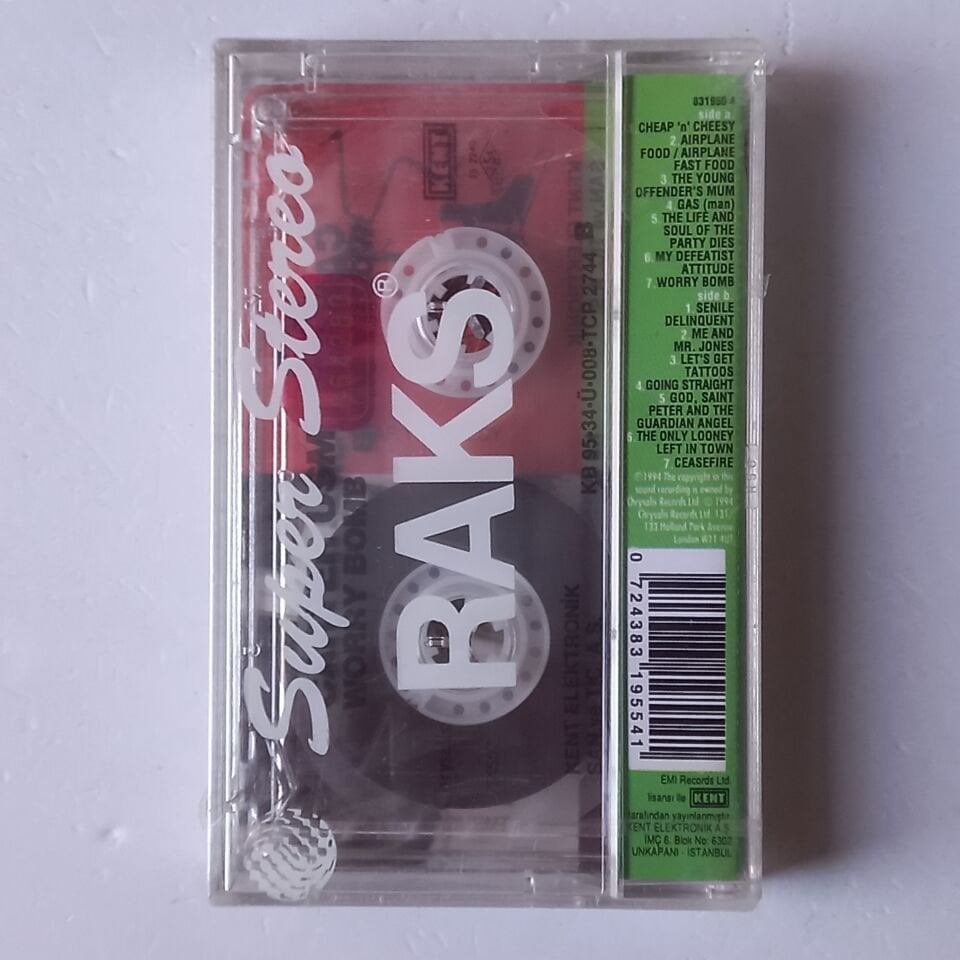 CARTER USM - WORRY BOMB (1995) - KASET SIFIR