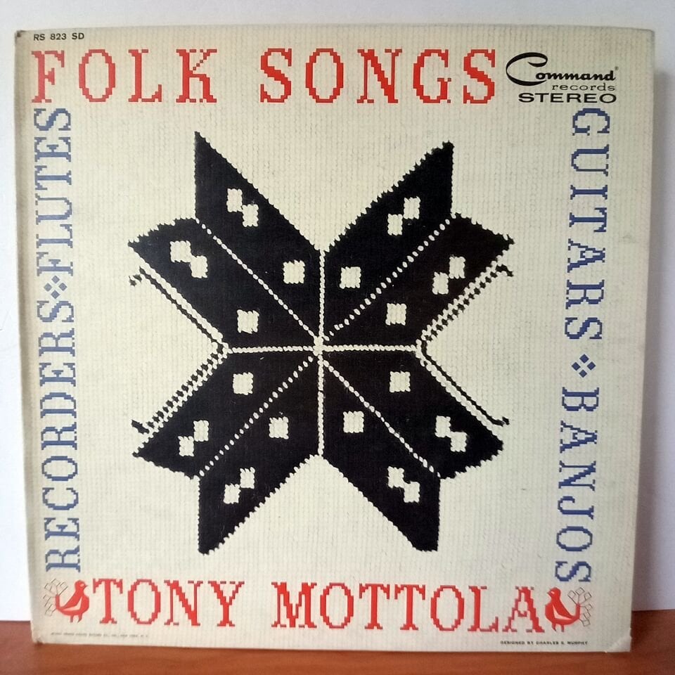 TONY MOTTOLA – FOLK SONGS (1961) - LP 2.EL PLAK