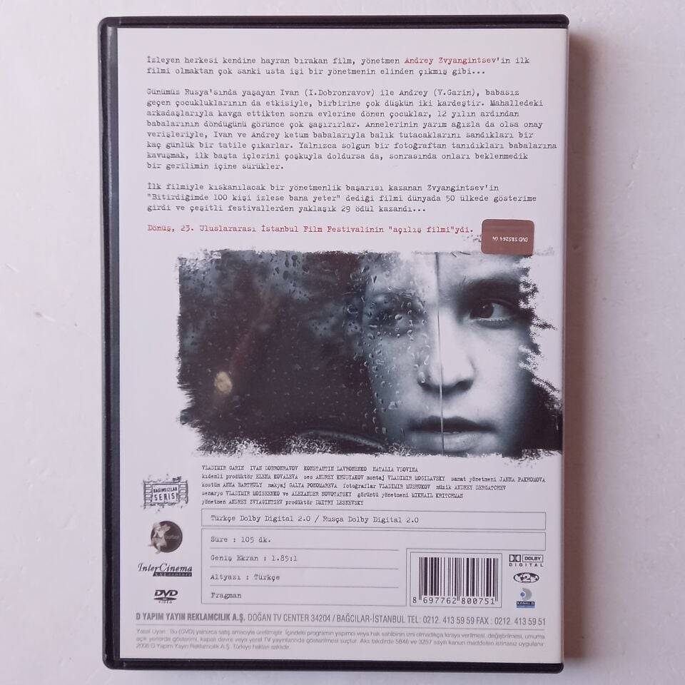 THE RETURN / DÖNÜŞ / VOZVRASHCHENIYE - ANDREY ZVYANGINTSEV - DVD 2.EL