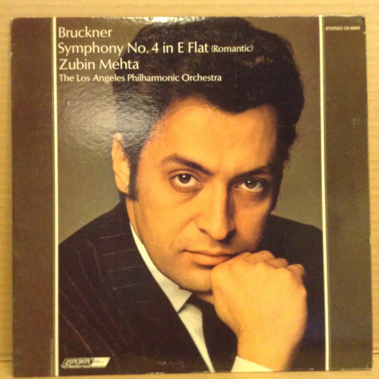 BRUCKNER SYMPHONY NO.4 ZUBIN MEHTA 1966 2.EL PLAK