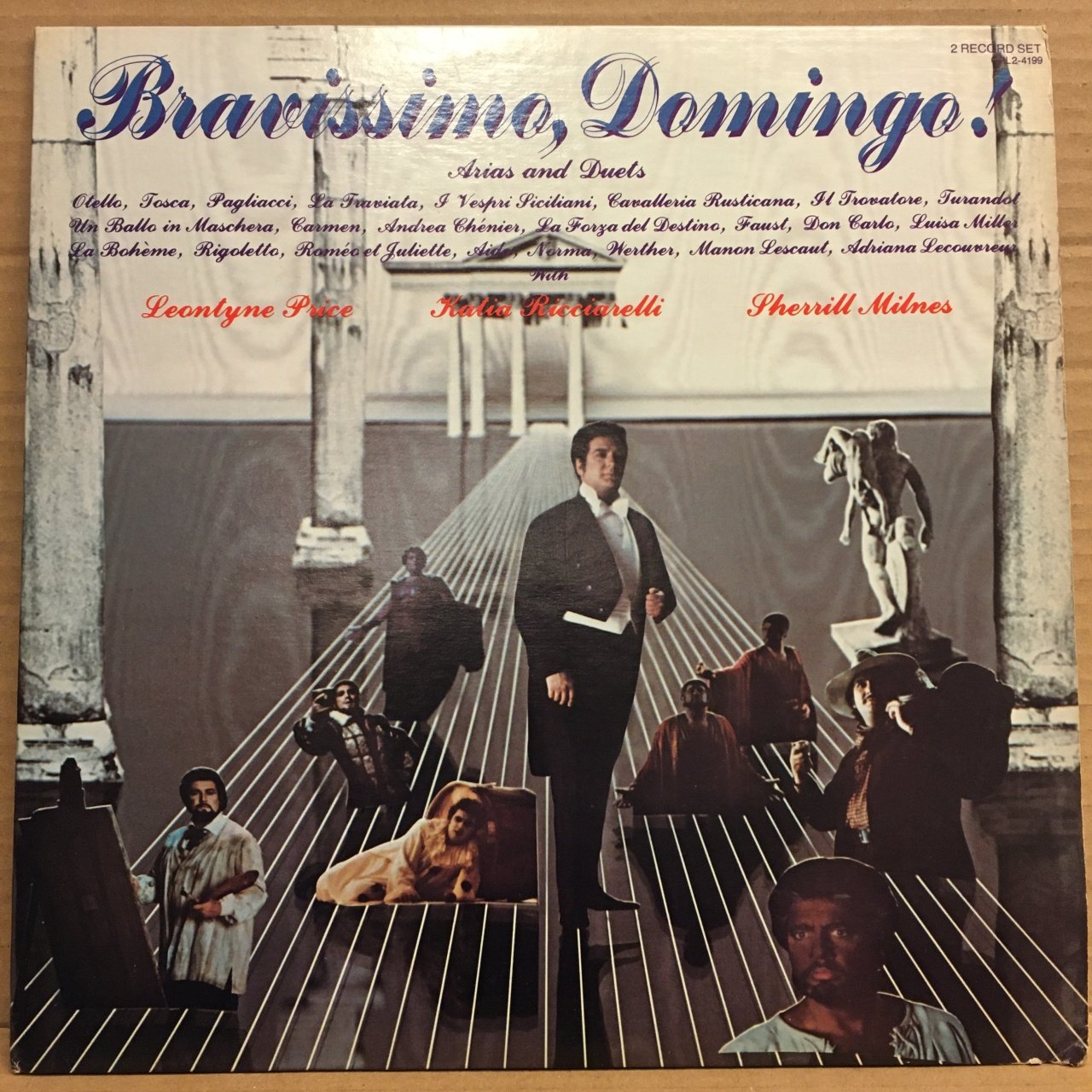 PLACIDO DOMINGO - BRAVISSIMO - ARIAS AND DUETS (1985) 2.EL 2PLAK