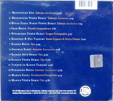 KUDSİ ERGÜNER ENSEMBLE - FENER'DEN SARAY'A (2008) - CD SIFIR