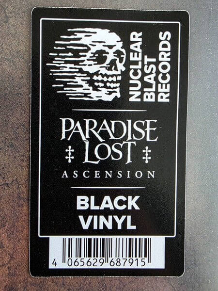 PARADISE LOST – ASCENSION (2025) - 2LP VINYL SIFIR PLAK