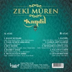 ZEKİ MÜREN - KANDİL (1991) - LP 2017 EDİSYON YENİ BASIM SIFIR PLAK
