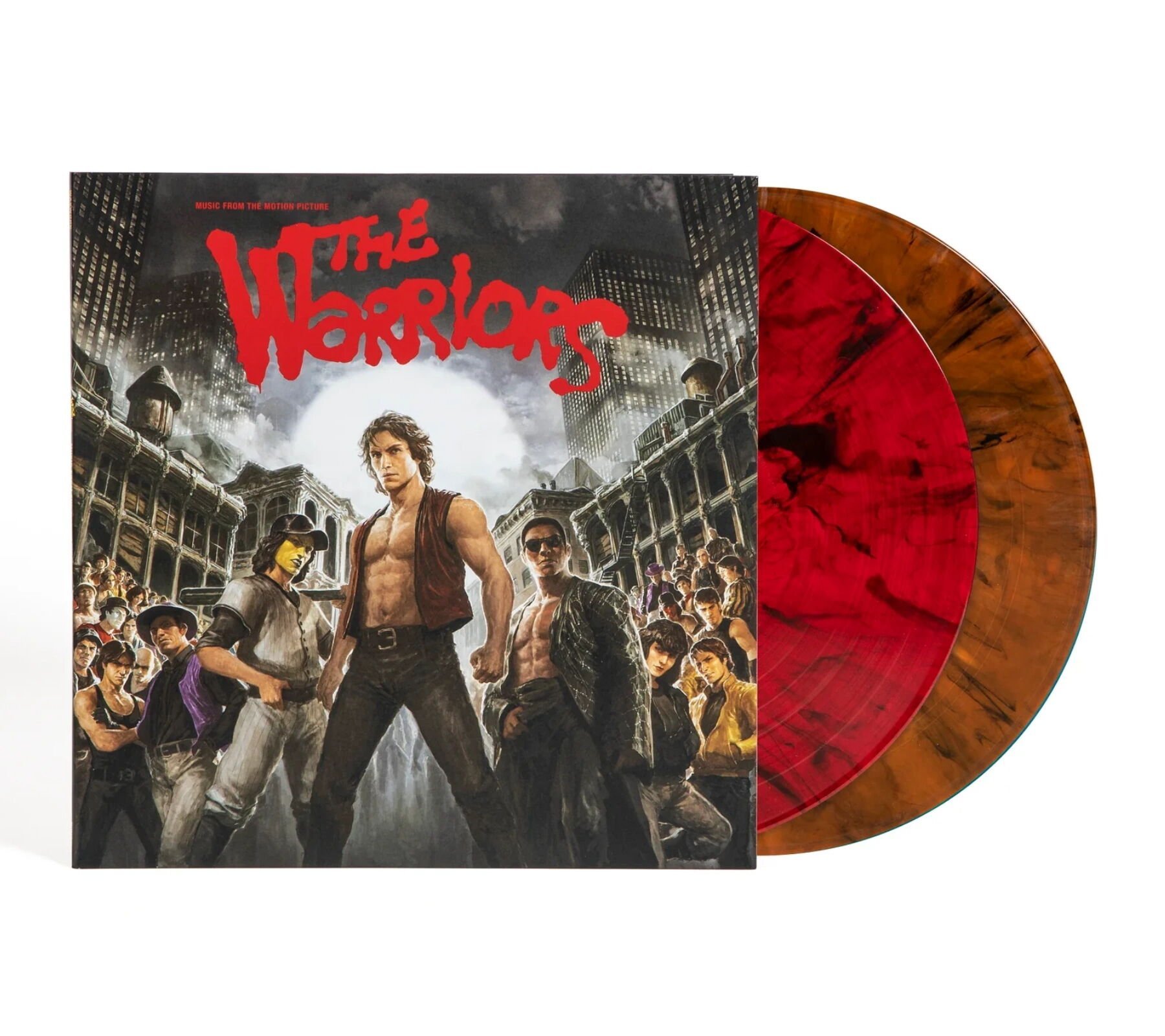 THE WARRIORS - MUSIC FROM THE MOTION PICTURE SOUNDTRACK - BARRY DE VORZON (1979) - 2xLP 2023 REISSUE RENKLİ SIFIR PLAK