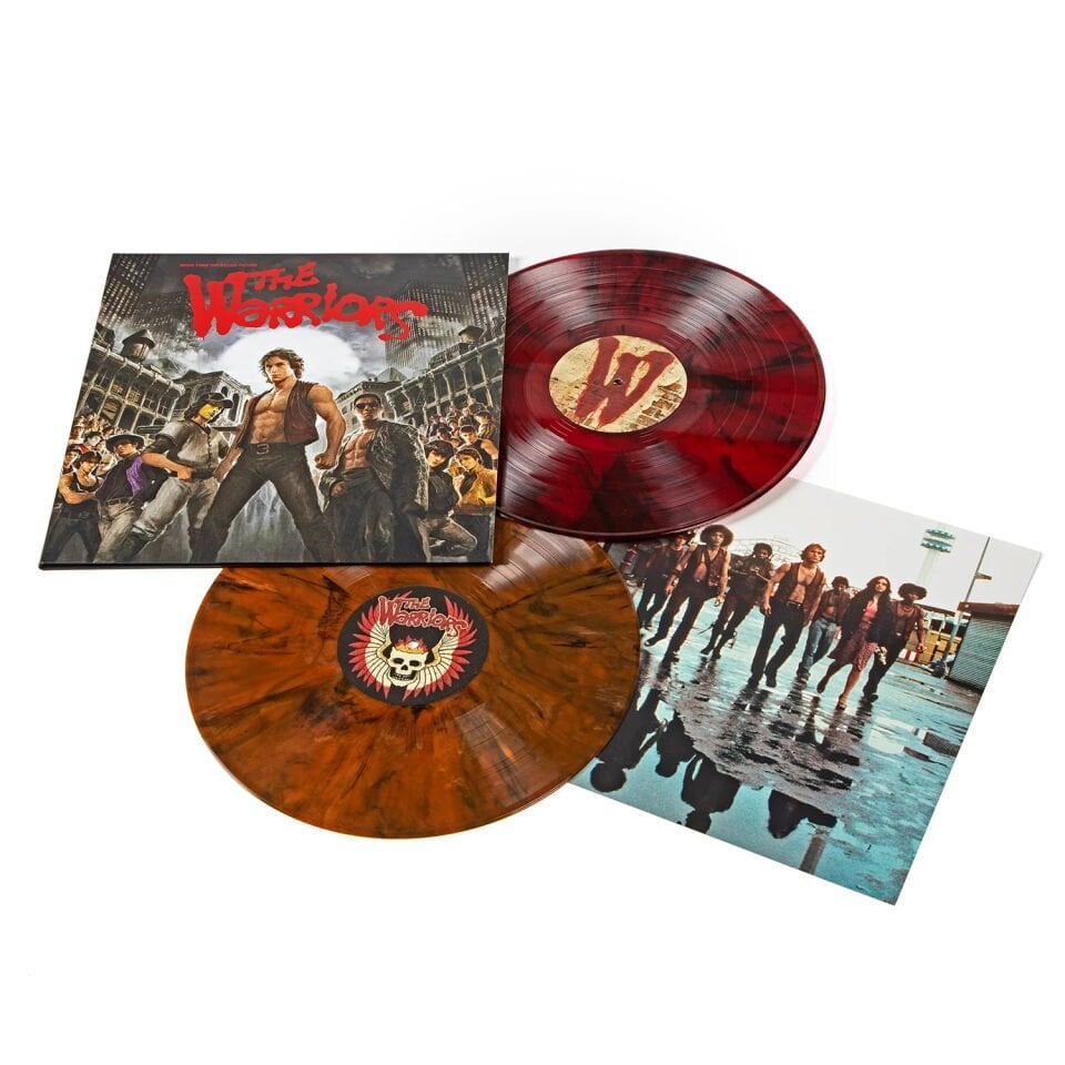 THE WARRIORS - MUSIC FROM THE MOTION PICTURE SOUNDTRACK - BARRY DE VORZON (1979) - 2xLP 2023 REISSUE RENKLİ SIFIR PLAK