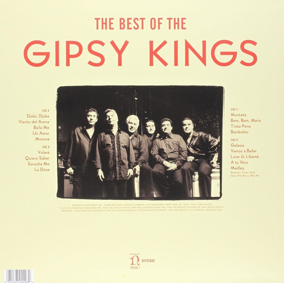 GIPSY KINGS - THE BEST OF (1995) - 2LP 2016 REISSUE SIFIR PLAK