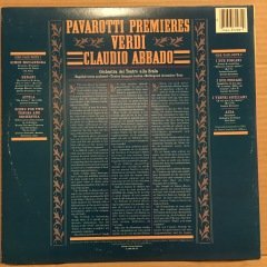 LUCIANO PAVAROTTI - PREMIERES, CLAUDIO ABBADO (1980) 2.EL PLAK