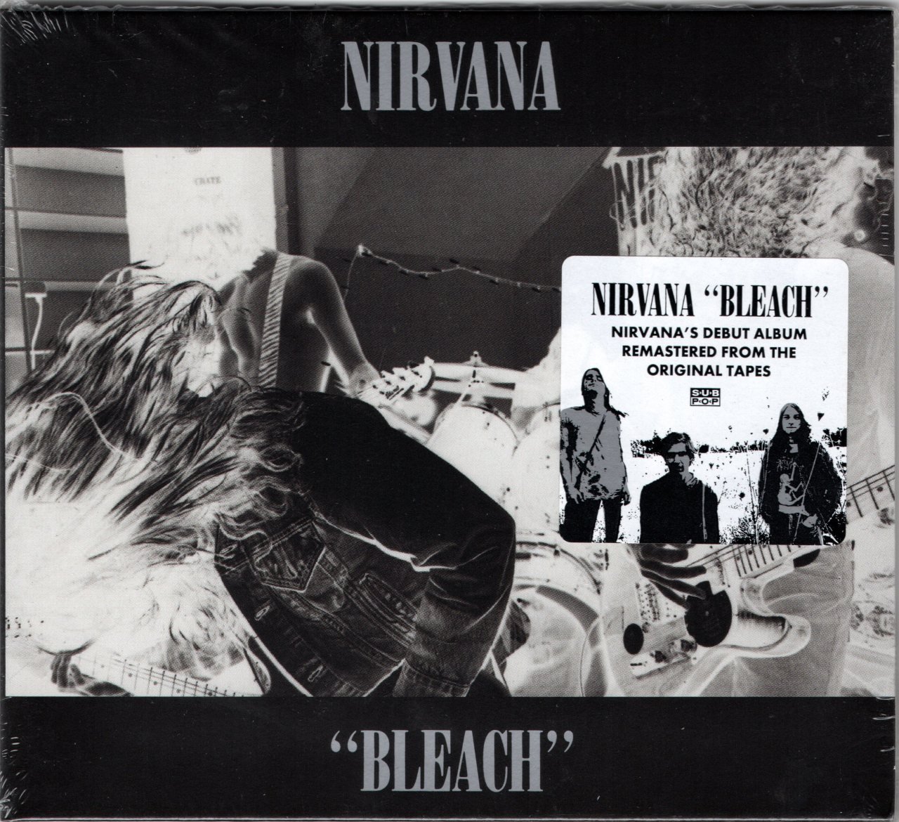NIRVANA - BLEACH (1989) - DIGIPACK CD 2009 SUB POP RECORDS REMASTERED 20TH ANNIVERSARY EDITION SIFIR