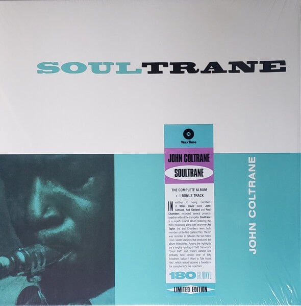 JOHN COLTRANE – SOULTRANE (1958) - LP 2023 REISSUE LIMITED EDITION 180GR SIFIR PLAK