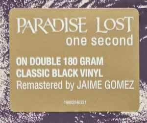PARADISE LOST – ONE SECOND (1997) - 2LP 2025 REMASTERED REISSUE 180GR VINYL SIFIR PLAK