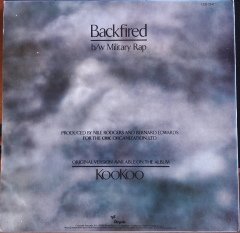 DEBBIE HARRY - BACKFIRED (1981) - 12'' MAXI SINGLE 2.EL