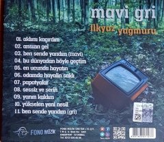MAVİ GRİ - İLKYAZ YAĞMURU (2016) FONO MÜZİK CD 2.EL