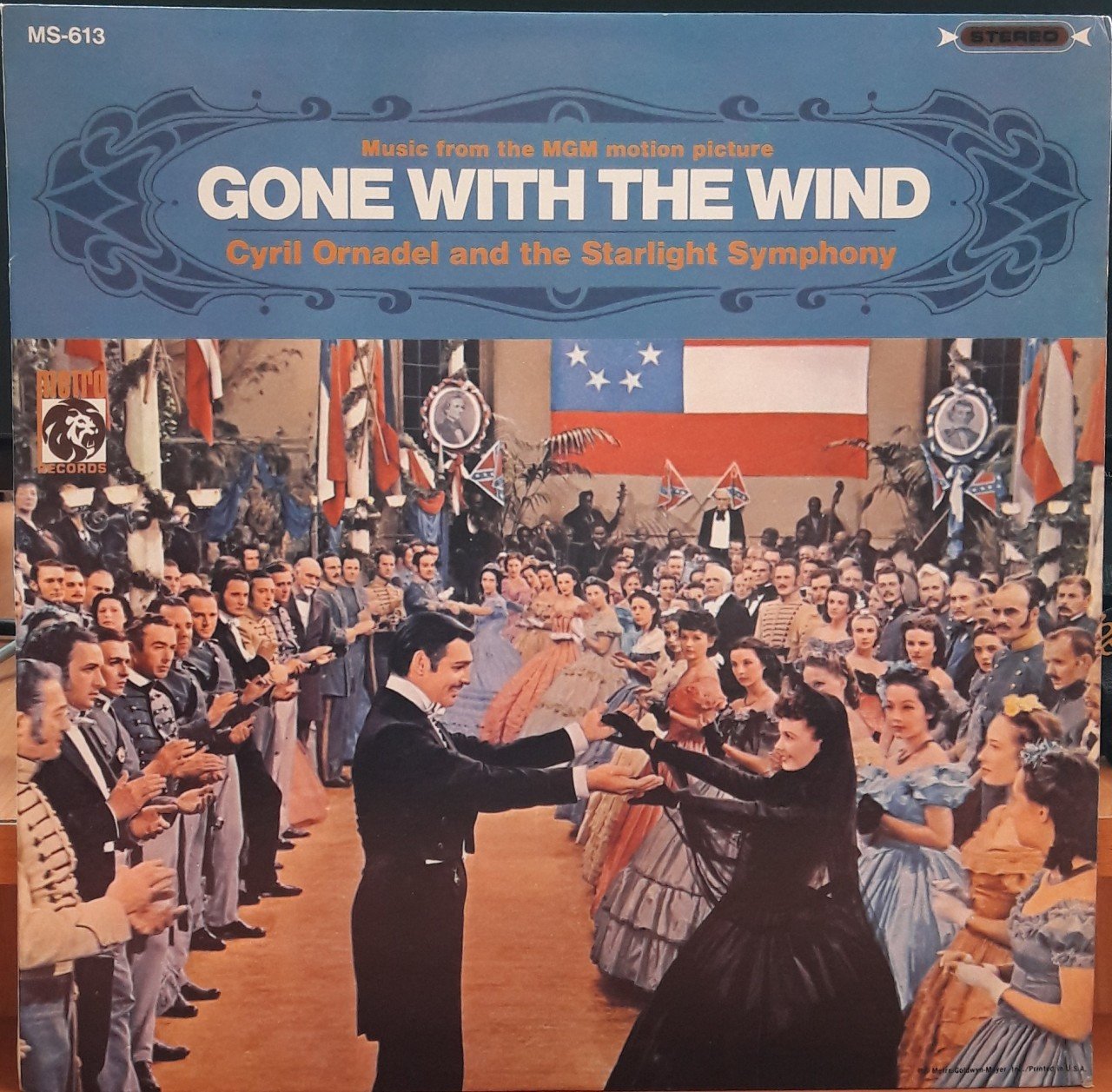GONE WITH THE WIND - SOUNDTRACK - CYRIL ORNADEL - PLAK 2.EL