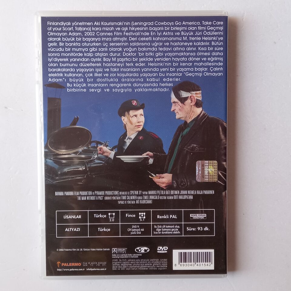GEÇMİŞİ OLMAYAN ADAM / THE MAN WITHOUT A PAST - AKI KAURISMAKI - DVD 2.EL
