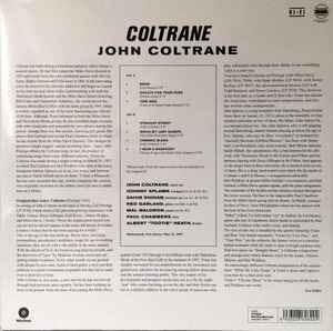 JOHN COLTRANE – COLTRANE (1957) - LP 2017 REMASTERED REISSUE LIMITED EDITION 180GR SIFIR PLAK