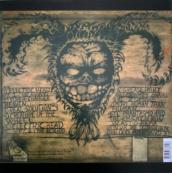 WHITE ZOMBIE – ASTRO-CREEP: 2000 (SONGS OF LOVE, DESTRUCTION AND OTHER SYNTHETIC DELUSIONS OF THE ELECTRIC HEAD) (1995) - LP 2012 REISSUE SIFIR PLAK