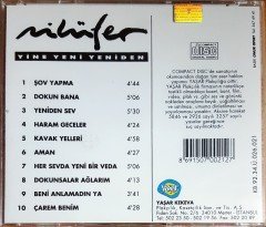 NİLÜFER - YİNE YENİ YENİDEN (1992) YAŞAR KEKEVA CD 2.EL