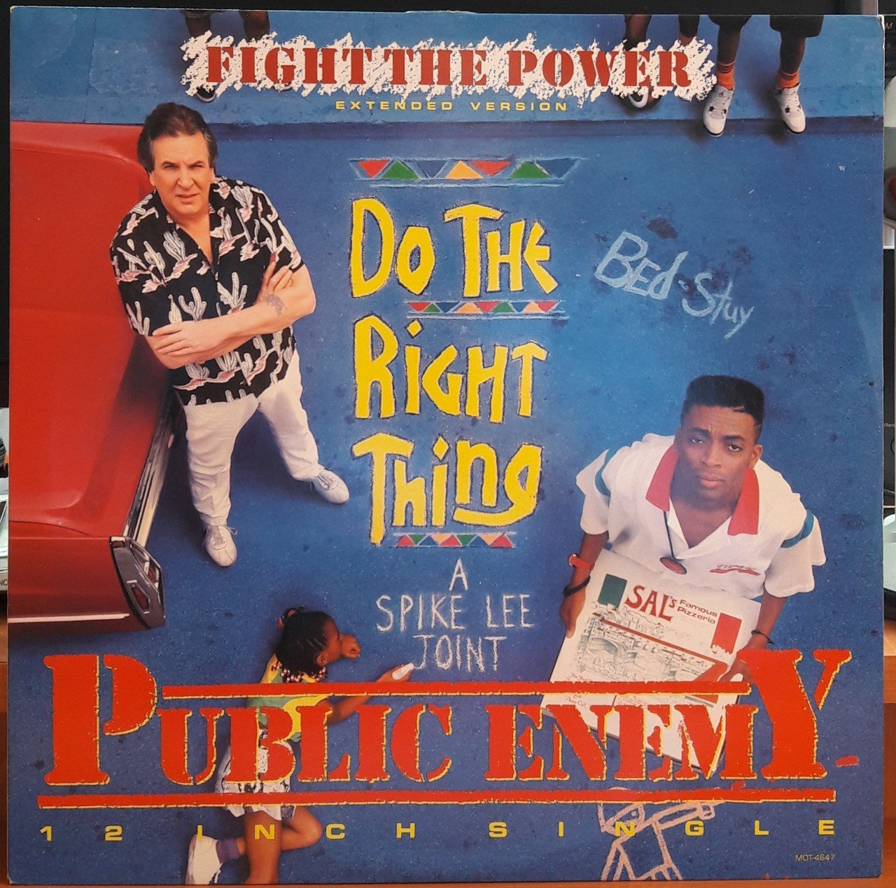 PUBLIC ENEMY - FIGHT THE POWER (1989) - MUSIC FROM ''DO THE RIGHT THING'' 12'' MAXI SINGLE PLAK 2.EL