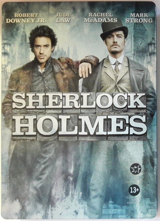 SHERLOCK HOLMES - ROBERT DOWNEY JR. - JUDE LAW - RACHEL McADAMS - GUY RITCHIE - METAL KUTU 2DVD 2.EL