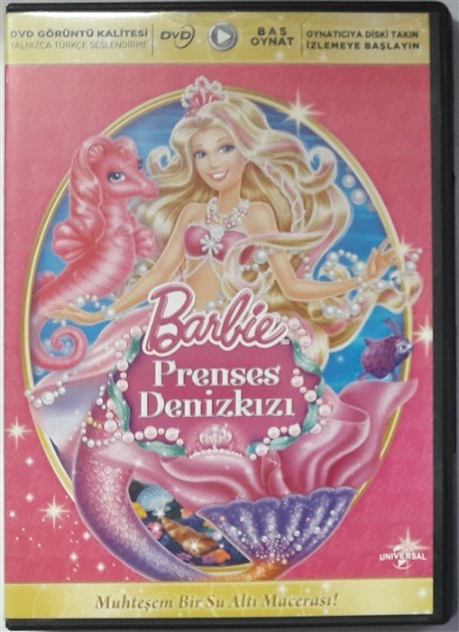 BARBIE PRENSES DENİZKIZI - BAS OYNAT DVD 2.EL