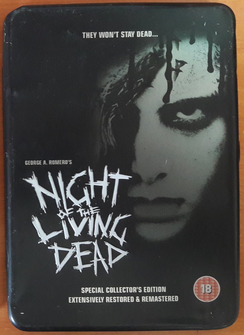 NIGHT Of The LIVING DEAD - GEORGE A. ROMERO - METAL KUTU DVD 2.EL TR ALTYAZI YOKTUR
