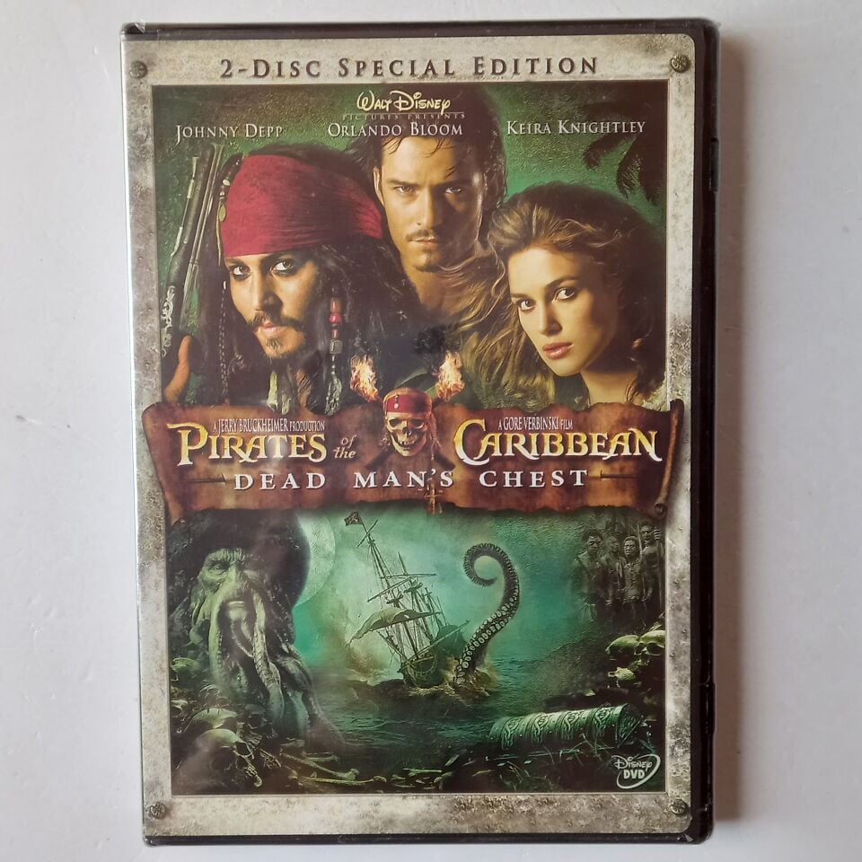 PIRATES OF THE CARIBBEAN 2: DEAD MAN'S CHEST - JOHNNY DEPP, ORLANDO BLOOM, KEIRA KNIGHTLEY- 2DVD 1.BÖLGE 2.EL