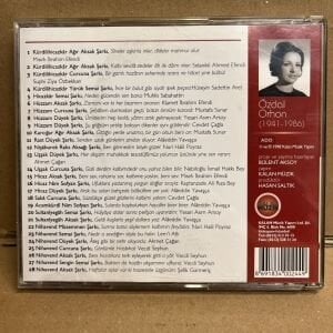 ÖZDAL ORHON - KALAN MÜZİK ARŞİV SERİSİ 1941-1986 (1998) - CD 2.EL