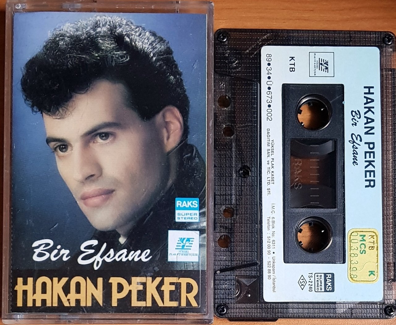HAKAN PEKER - BİR EFSANE (1989) YÜKSEL KASET 2.EL