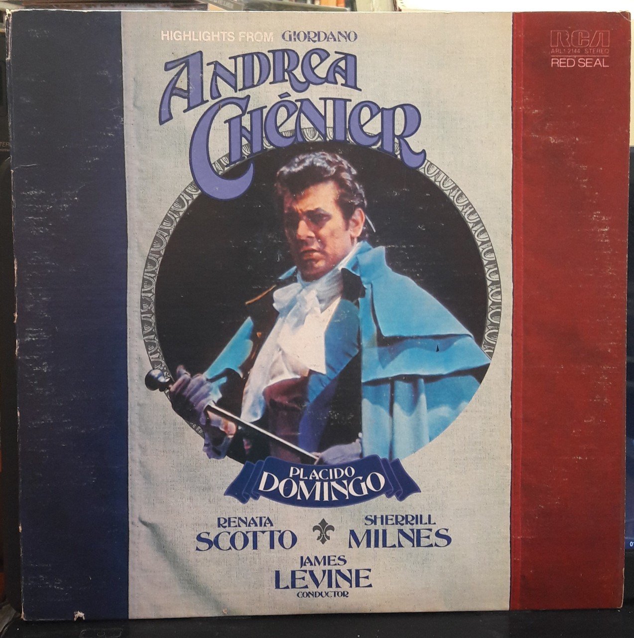 GIORDANO: ANDREA CHÉNIER - PLACIDO DOMINGO - JAMES LEVINE (1977) - PLAK 2.EL